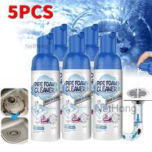 NetHong 1/2/5Pcs Drain Cleaning Foam Sink And Drainage Cleaner Pipe Dredge Deodorant - Liquid - View 13