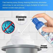 NetHong 1/2/5Pcs Drain Cleaning Foam Sink And Drainage Cleaner Pipe Dredge Deodorant - Liquid - View 6