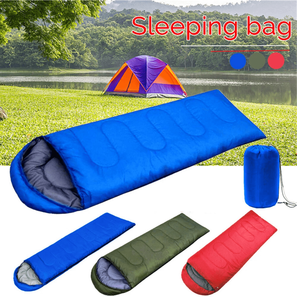 75x210cm Outdoor Schlafsack Winter Schlafsack Daunenschlafsack Camping Feldbett,Camping Umschlag Schlafsack Mumienschlafsack Zelten Deckenschlafsack