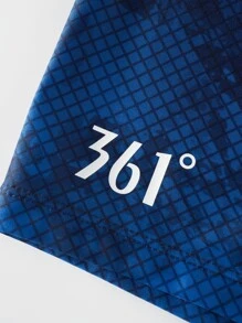 361degree 361° New Men's Professional Competitive 5-Inch Swimming Trunks, Floral Print, Bright Color Accents, Showcasing Quality And Design, Discreet Coverage, Adjustable Inner Drawstring, Suitable For Swimming, Surfing, Water Sports, Multi-Occasion Wear, All-Season