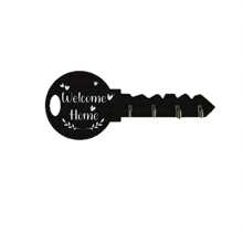 Portallaves de estilo bohemio rústico de madera con estante y ganchos - Fácil instalación, organizador de pared ahorra espacio para llaves, abrigos y talla grande - Ideal para entrada, cocina, oficina, perchero de llaves