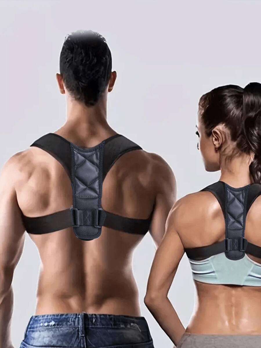 1 Piece Of 2025 Summer Autumn Winter New Men's And Women's Back Corrector, Back Corrector, Scoliosis And Hunchback Corrector, Fully Adjustable Shoulder Support, Spinal Corrector Support, Adjustable Posture Trainer