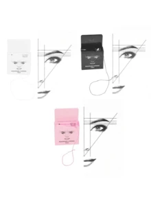 1 件白色/黑色/粉色/红色微刀片映射线永久化妆预墨眉笔线眉毛定位工具、化妆、便宜、房间装饰、梳妆台、旅行、卧室、化妆配件 - 彩色 - 查看 2