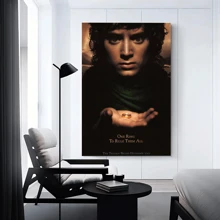 WB 1pc The Lords Of The Rings Movie Anime Posters Wall Art Retro Posters For Home Kawaii Room Decor Wall Decor Picture Living Room Club Bar Home Decor Nordic Home Decor Wall Decor Movie Figures Home Decoration Painting Wall Art Bedroom Cartoons Decor Wallpaper Wall Bedroom Decoration - Frameless