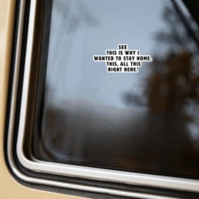 See This Why I Wanted To Stay Home Funny Introvert Saying Sticker – Ideal For Laptops, Journals, Water Bottles, And Mirrors Perfect For Self-Care Enthusiasts, Positive Thinkers, And Mental Health Advocates Great