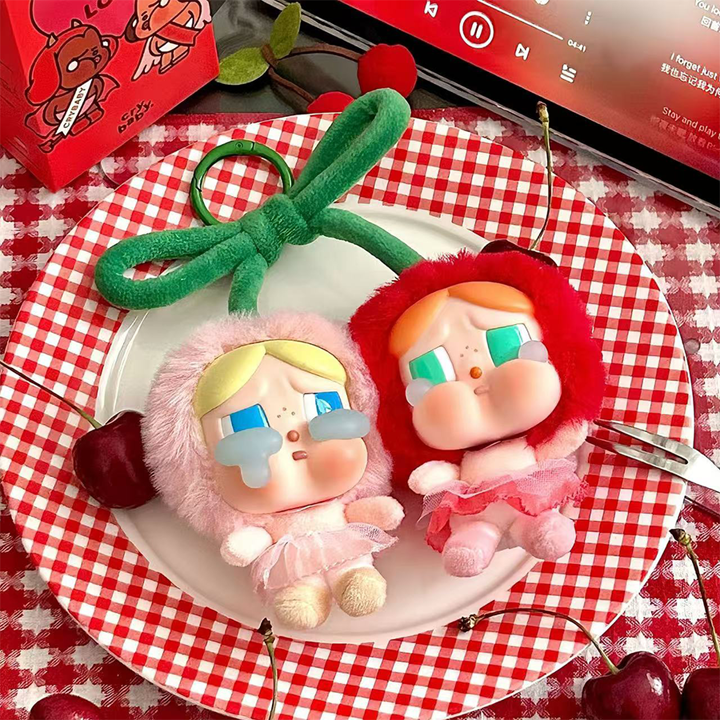 Cry babyCryingForLoveぬいぐるみ キーホルダー さくらんぼ CRYBABY クライベイビー さくらんぼ ぬいぐるみ キーホルダー