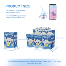 Miniso Disney Stitch "Eat Even If Sleepy" Series Vinyl & Plush Blind Box, Vinyl + Plush Material, Pajama Shape + Food Decoration, Cute Sleepy Eye Detail, Bag Ornament & Desktop Small Ornament(1 PC Random Delivery) - Blind Box 1pc - View 11