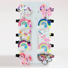 Cute Cartoon Unicorn Hairpins, Rainbow Hairpins Suitable For Daily Shopping, Sweet Cartoon Duckbill Clips, Side Bangs Hairpins, Birthday Gifts, Holiday Gifts, Party Costume Hair Accessories, And Can Also Be Used As Exquisite Small Gifts For Girlfriends And Besties