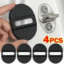 4 miếng bảo vệ khóa cửa xe ô tô đa năng, chất liệu ABS, bảo vệ cửa chống sốc, nắp cản chống trầy xước - Nhiều màu - Xem 8