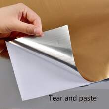 Gold Permanent Vinyl Sticker, Gold Vinyl Sticker - Gold Adhesive Vinyl Roll, Suitable For Silhouette Machines, Cameo Cutters, Signs, Scrapbooking, Crafts, Die Cutting Machines, Glossy Gold Home Decor, Wall Decor For Bathroom, Kitchen - Gold - View 5