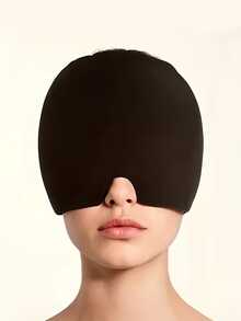 凝胶冰袋缓解头痛偏头痛帽（单层） - 可拉伸头带，用于冷热疗法，缓解头痛，无香型，无需电源，无需电池 - 有效缓解紧张、压力、发烧、疲劳，返校用品 - 彩色 - 查看 14