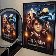 WB 1PC Harry Potter Vintage Posters Vintage Room Home Bar Cafe Decor Kawaii Room Decor Wall Art Painting Study Room Wall Decor Nordic Home Decor Wall Decor Movie Figures Home Decoration Painting Wall Art Bedroom Cartoons Decor Wallpaper Wall Bedroom Decoration - Frameless