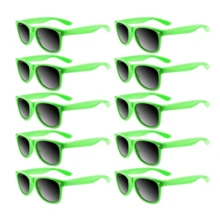 10pcs/Pack Retro Classic Party Glasses, 80s Party Glasses, Adult Party Favors, Vintage Style Glasses, Holiday Decorations, Daily Accessories, Cool Gadgets, Creative Gifts - Green - View 2