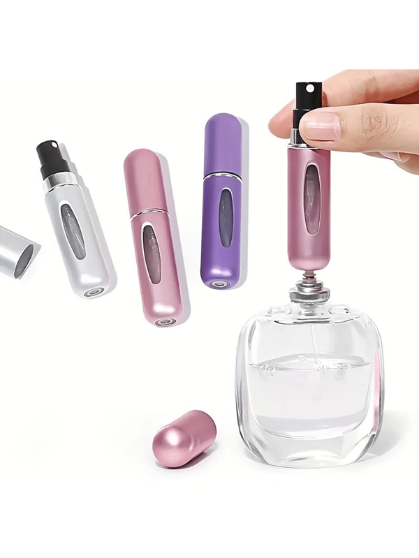 1pc/3pcs/4pcs Travel Perfume Bottle, 5ML Refillable Travel Sprayer, Travel Size Perfume Refill Bottleand Pocket Perfume Dispenser, Travel Bottle And Atomizer Sprayer For Cologne Perfume