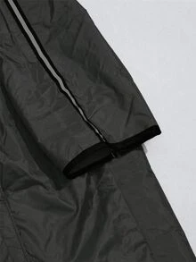 Outdoor Waterproof Black Pet Rain Jacket