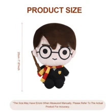 Miniso 20 cm/7,87 tum ny original Harry Potter plyschleksak halsduk Ron film TV gosedjur docka karaktär plyschdocka söt födelsedagspresent - Svart - Visa 6