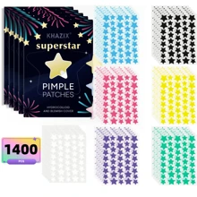1400 Patches,Star Pimple Patches For Face Hydrocolloid, Absorbing Cover, Tea Tree, Hydrocolloid Acne Patch, Cute Star Pimple Patch