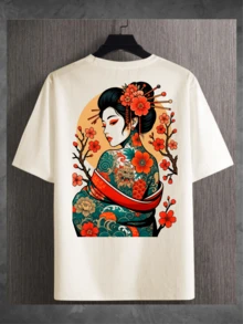 Geisha Tattoo T-Shirts Unisex Fashion