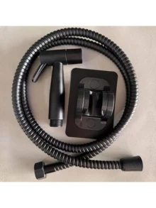 壁挂式和手持式冲洗器套装，包含手持式淋浴喷头、冲洗器喷头和马桶高压清洗机，完整的浴室升级套件，适用于浴室和卫生间清洁，全面的浴室配件，是送给朋友的完美礼物。浴室配件 浴室工具 - 3pcs套裝 - 查看 9