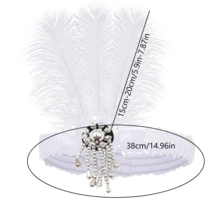 1 Băng đô đính sequin phong cách thập niên 1920, Phụ kiện trang phục cổ điển dành cho nữ, Tiệc Flapper, Vũ hội hóa trang, Cô dâu cưới, Lễ hội & Lễ hội hóa trang Halloween - A - Xem 9