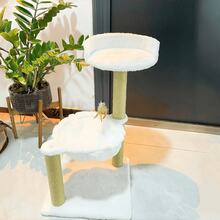 1PC The Multi-Level Cat Tree Tower Provides You With A Super Comfortable Habitat For You To Choose From, With Comfortable Resting Areas, Indoor Cat Scratching Boards, Self Grooming Options, Interactive Hanging Balls, Cat Climbing Frames, Cat Uncles, Multi-Level Cat Rooms, And Cat Nests, Perfect For Cats.