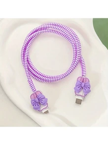 4pcs/Set TPU Cable Protector, 20W Charger Compatible With IPhone 16/15/14/13/12/11, Anti-Breakage, Phone Accessories Charger Accessories