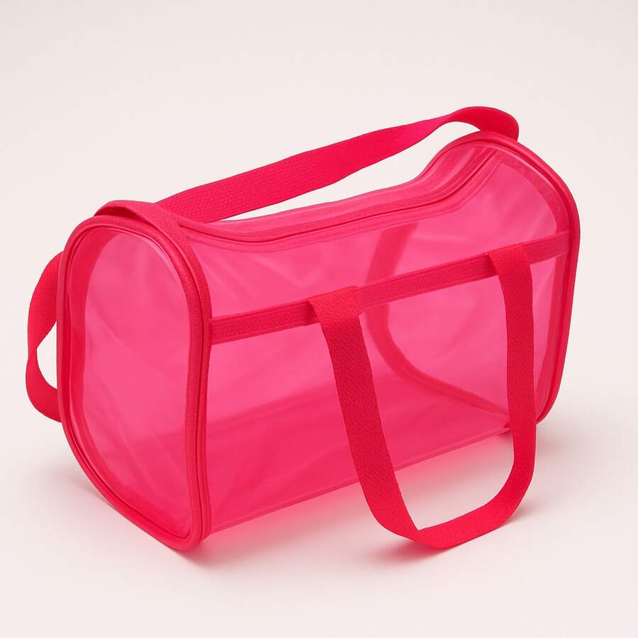 Mala Maleta Bolsa Transparente Cristal Natação/Praia/Balé infantil