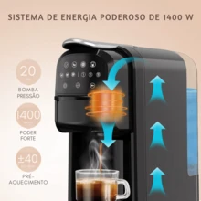 Automatic 3-In-1 Multi-Beverage Electric Coffee Maker With Capsules - View 6