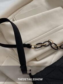 Women's Small Chain Shoulder Bag - 紫色 - 查看 4