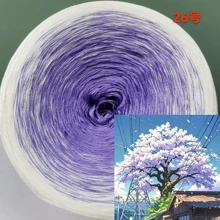 300g Pure Cotton Gradient Fairy Cake Yarn, Handmade Crochet & Knitting For Dresses And Shawls, Spring/Summer