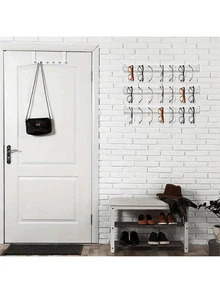 Acrylic Sunglasses Organizer Storage Wall Mounted Eyeglasses Holder Hanging Eyewear Display Rack Hanger For Entryway Shelf Bedroom Living Room Home Decor Clear Acrylic Glasses Storage Display Stand Aesthetic Organization Solution - Multicolor - View 4
