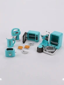 迷你厨房玩具套装 - 可爱的桌面烹饪用具小雕像，适用于房间装饰、娃娃屋场景、微型展示和美学摄影 | 适合青少年和朋友的创意收藏礼物 - 廚具套裝 - 查看 11