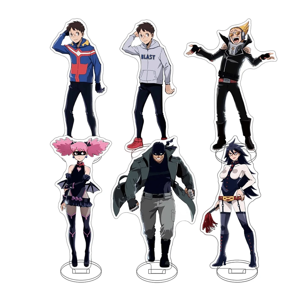 1pc Anime "The Justice Messenger - My Hero Academy: The Illegal Heroes"15cm, Display Stand Person Model,Suitable For Bags And Keys, Accessories Decor,Tabletop And Home Decor, Id Al-Adjha A Graduation Gift For Friends, Car Accessories Bag Charm School