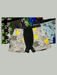 set de 6 bóxer juvenil de algodón nacional surtido en colores cómodos estampados modernos - Multicolor - Ver 2