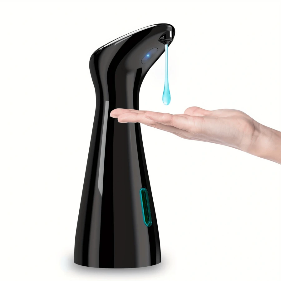 1pc Automatic Soap Dispenser, 200ml Touchless Soap Dispenser With Waterproof Base, Automatic Alcohol Dispenser ,Automatic Soap Dispenserr Liquid Kitchen Bathroom Hotel, Bathroom Organizer And Storage, Home Decor, Home Furniture