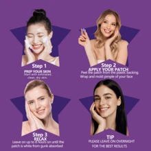 1400Pcs Star-Shaped Spots Pimple Patches For Face, Cute Pastel Colors Colorful, Love Stickers Protect And Heal, Popular Marks And Cover Spots, Perfect For Spots, Cover Pimples Overnight - Nearly Invisible Patches For All Skin Types, For Party Bar Girls Lady. - Multicolor - View 4