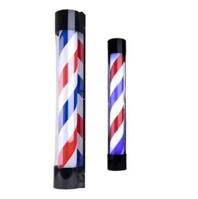 Caramelo de Barberia Giratorio Peluqueria 90cm 15cm decoración tradicional diseño vintage y llamativo para negocios