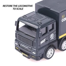 1 pieza Nuevo vehículo de transporte con inercia de juguete para niños, vehículo contenedor, vehículo de carga, modelo de vehículo de ingeniería, coche de juguete para niños, de vuelta al colegio - Multicolor - Ver 10