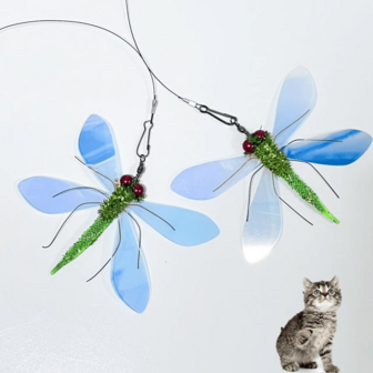 Interaction Cat Lover And Cat Mom Love Toys, Realistic Insect Design, Durable Plastic-Cat Lover And Cat Mom Love Wand Refill Replacement, Cat Lover And Cat Mom Love Wand Attachments