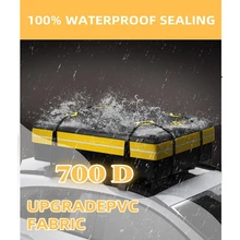 CuisinSmart 46" X 36"Heavy-Duty Roof Rack Cargo Basket – 200 Lb Capacity Universal  Steel Rooftop Carrier For SUVs, Trucks & Off-Road Vehicles - 51" x 36"-Giỏ đựng đồ trên nóc xe /có túi - Xem 4