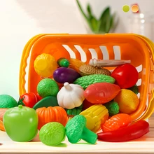 儿童过家家切水果蔬菜玩具，厨房食物蔬菜披萨玩具套装