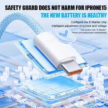 Paquete de 4 cables de carga rápida USB-C a Tipo-C trenzados de nailon, compatibles con 17 Pro Max/17 Pro/17/16/15 Pro Max/15 Pro/15 - Rosa, Azul, Morado, Gris - Multicolor - Ver 10