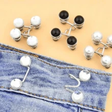 1/2 conjunto de prendedores para jeans skinny, prendedores soltos para jeans, prendedores removíveis para a cintura, alfinetes, calças skinny com cinto sem costura