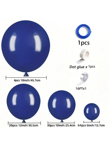 121 palloncini in lattice blu navy, adatti per compleanni, matrimoni, addii al nubilato, cerimonie di laurea, anniversari, feste a tema estivo, scenografie, decorazioni per la casa
