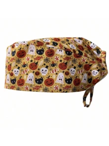 Cappellino casual in poliestere con stampa animale, copricapo sportivo adatto per tutte le stagioni