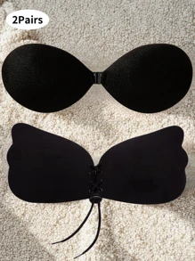 3/2/1pc Silicone Adhesive Bra For Women Chest Patches, Push Up Invisible Bra