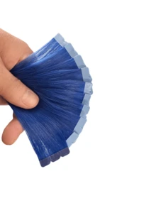 迷你接发胶带 真人发 隐形 12-24 英寸 14 种颜色可选 女士接发胶带