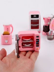 迷你厨房玩具套装 - 可爱的桌面烹饪用具小雕像，适用于房间装饰、娃娃屋场景、微型展示和美学摄影 | 适合青少年和朋友的创意收藏礼物 - 廚具套裝 - 查看 5