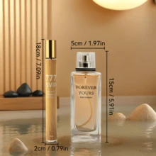 1 PAQUETE de perfume + 1 PAQUETE de spray de manos | Perfume Gourmand Floral Dulce para Mujer - Salida jugosa de mora y pera, corazón cremoso de vainilla y malvavisco, base suave de almizcle y sándalo - Perfecto para veladas románticas, compras o regalos - Fresco - Ver 5