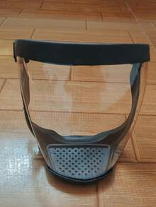 Full Face Protection Shield - Transparent Durable Plastic Material, Suitable For Outdoor, Kitchen And Security Labor Protection